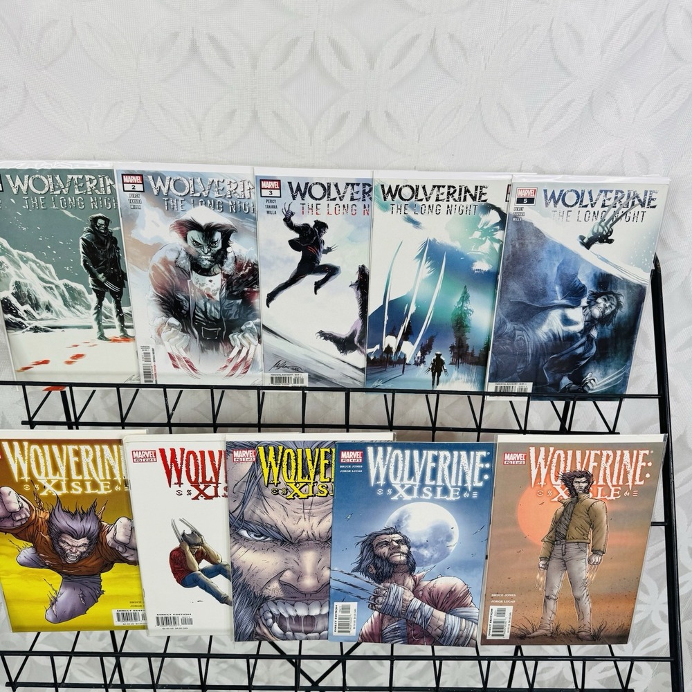 Wolverine X Isle 1-5 & Long Night 1-5 Mini‎ Series Lot X-Men